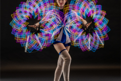 LED pixel fans